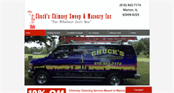 Desktop Screenshot of chuckschimneysweep.com